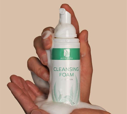 Espuma de Limpeza Aloe Vera